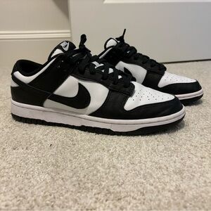 Nike Dunk Low.  Panda.  Size 10